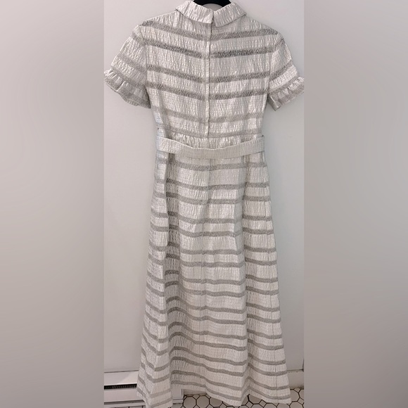 Vintage Rappi Couture The May Co Silver Lamé 60s Gown - Picture 7 of 16